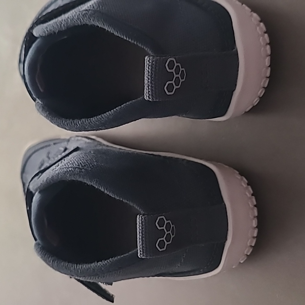 New Vivo Barefoot Kids Sneakers - Navy and White - Picture 3 of 4